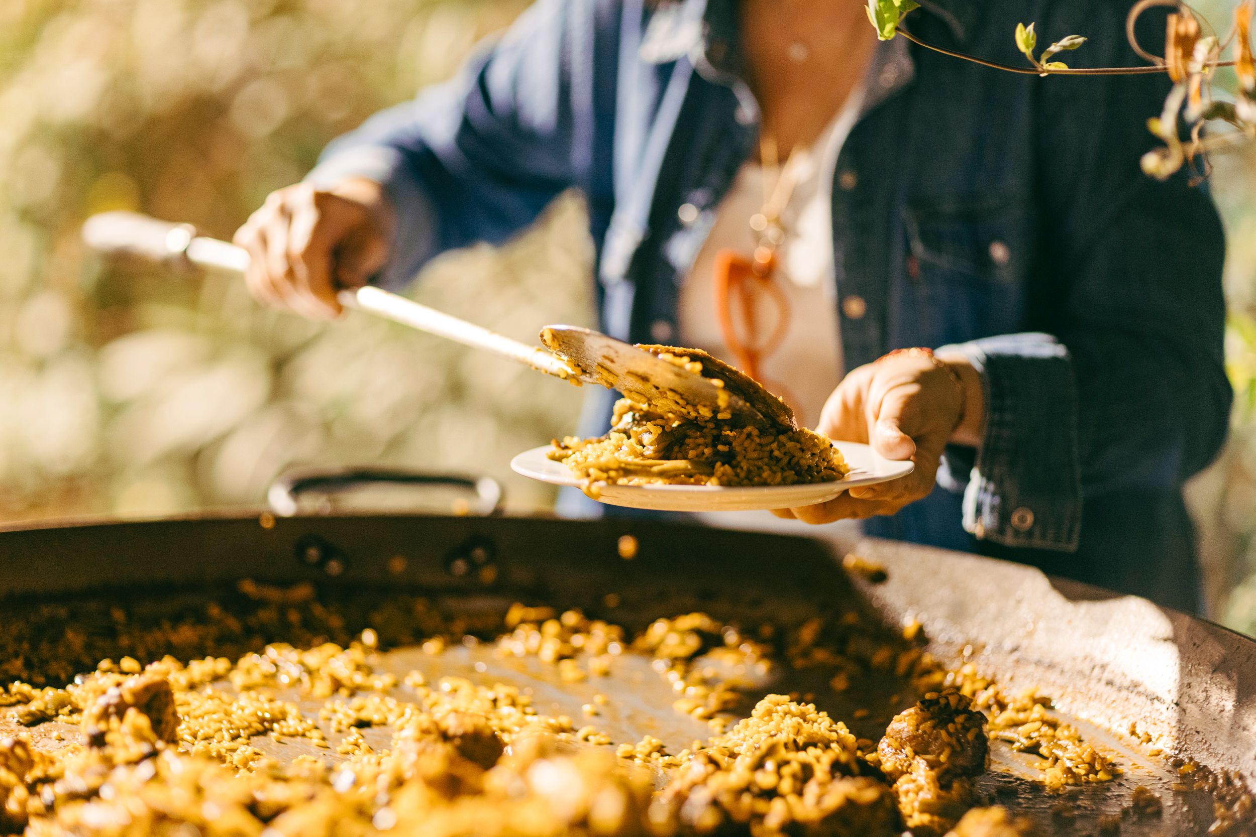 Valenciaanse paella met kip en konijn